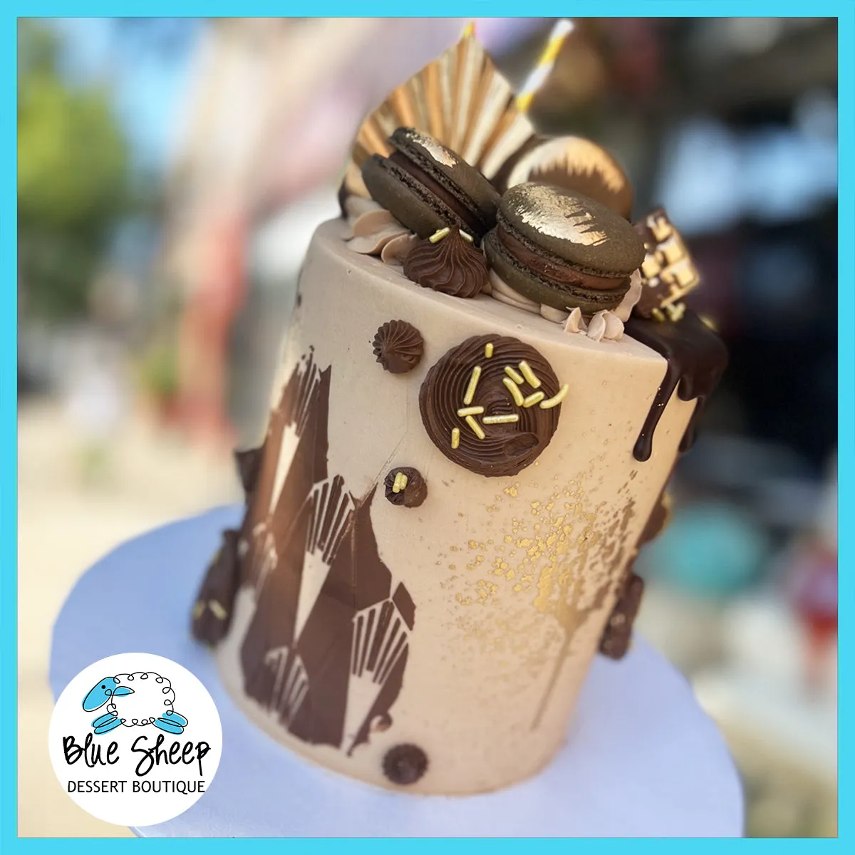 Cocoa Nouveau Birthday Cake
