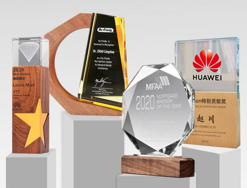 Crystal Trophy Customized