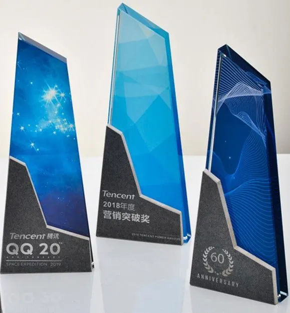 Crystal Trophy Customized