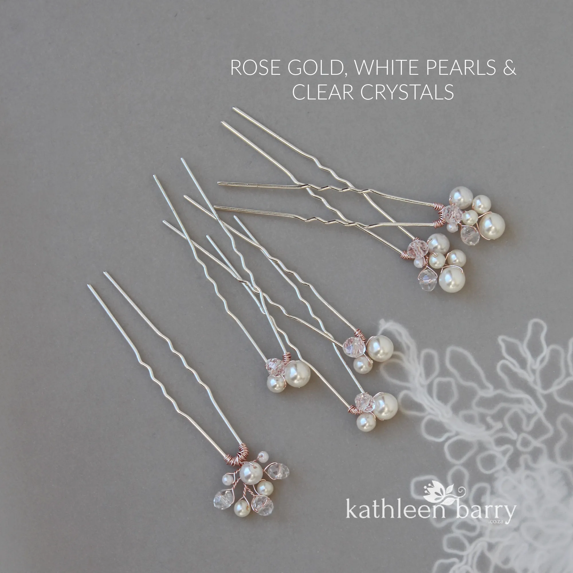 Danita hair pins (simple styles) assorted styles mix and match - assorted finishes available (prices vary)