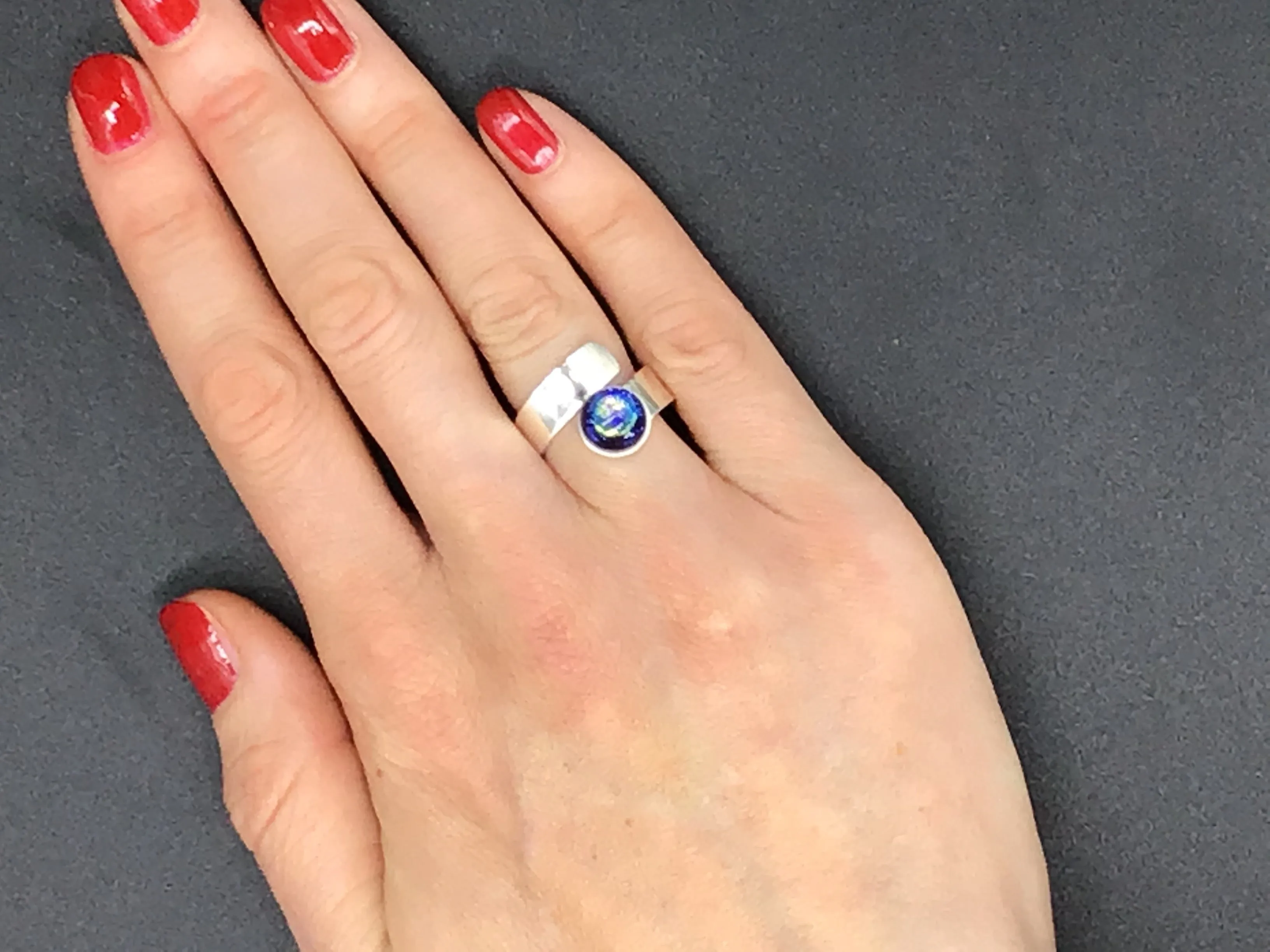 Dark Sky Cosmos Wrap-Around Ring