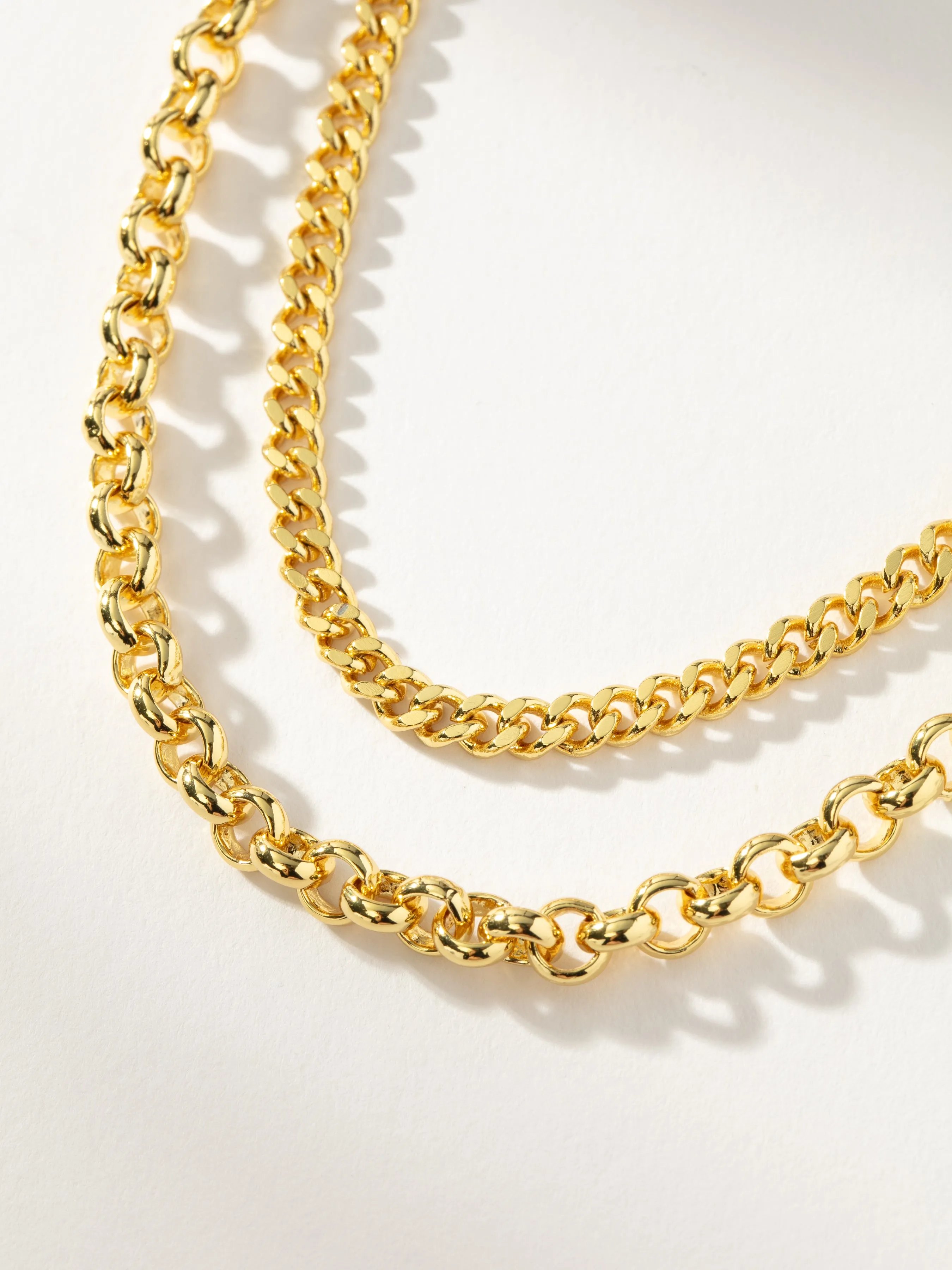 Double Up Chain Necklace