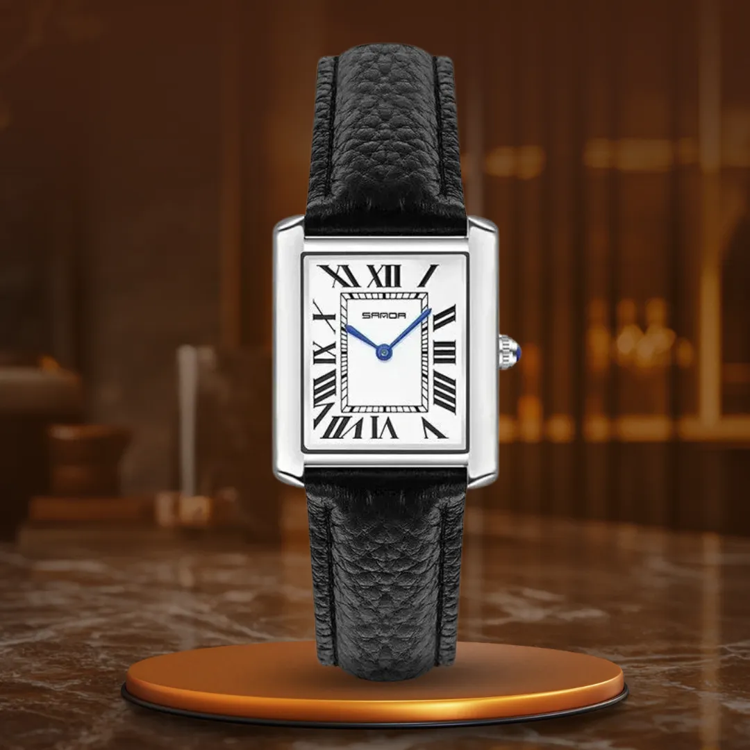 Elegant Watches with Square Dial for Couples
