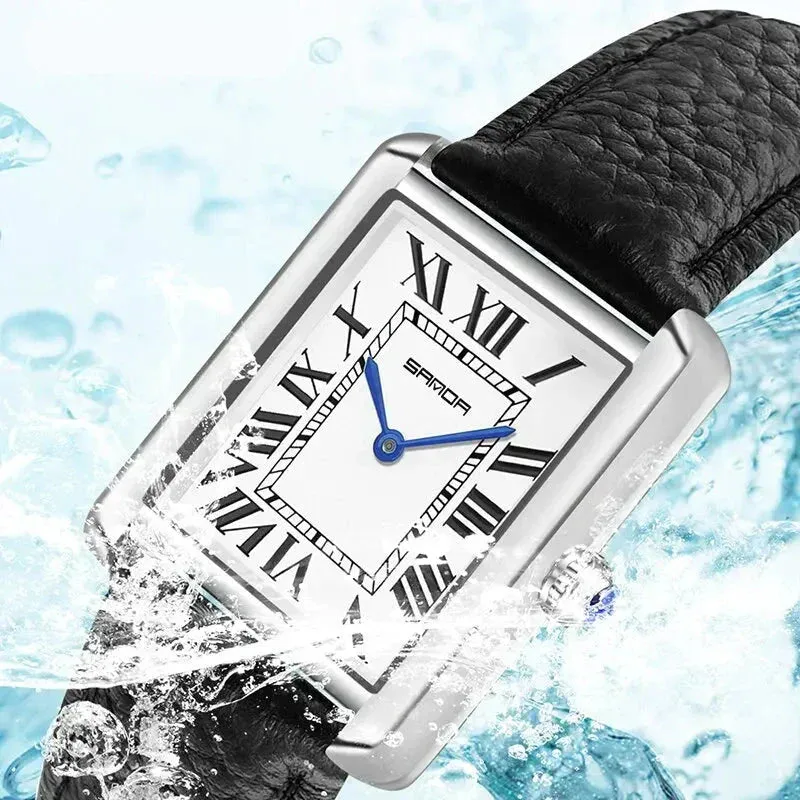 Elegant Watches with Square Dial for Couples