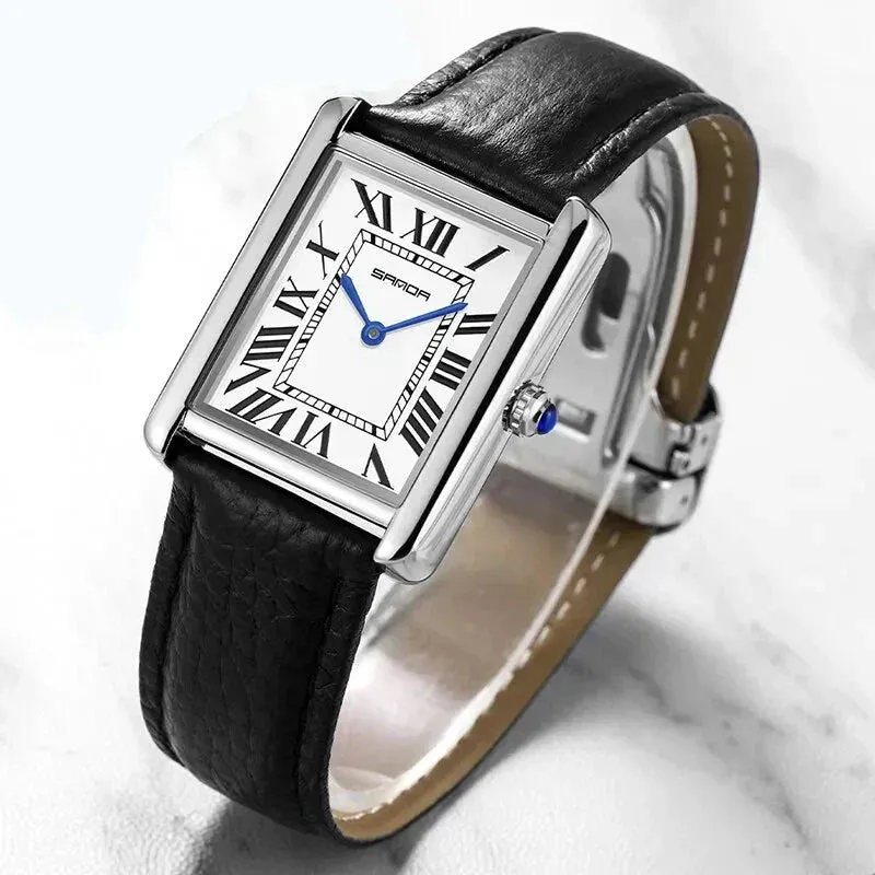 Elegant Watches with Square Dial for Couples