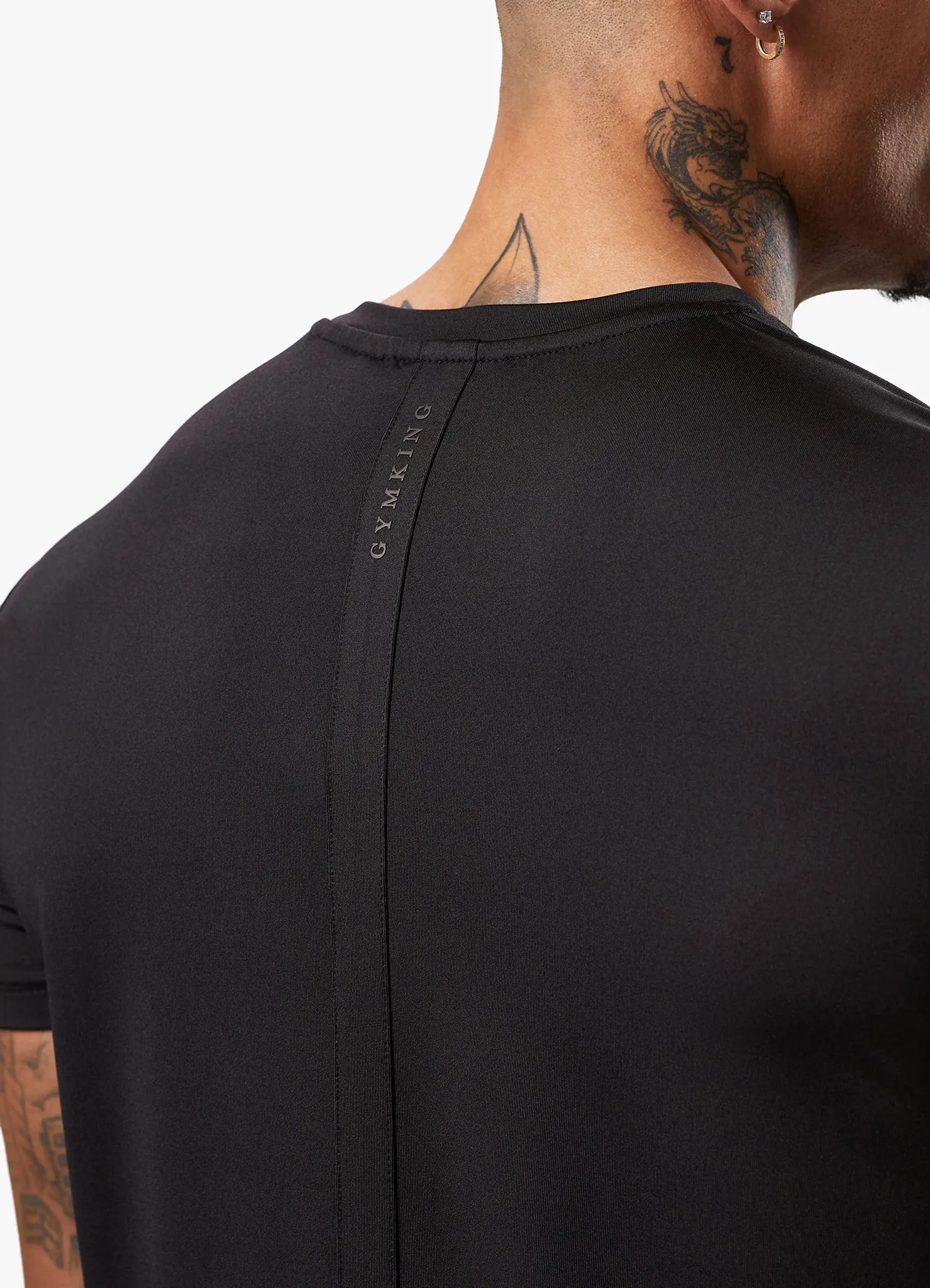 Gym King Alpha Poly Tee - Black