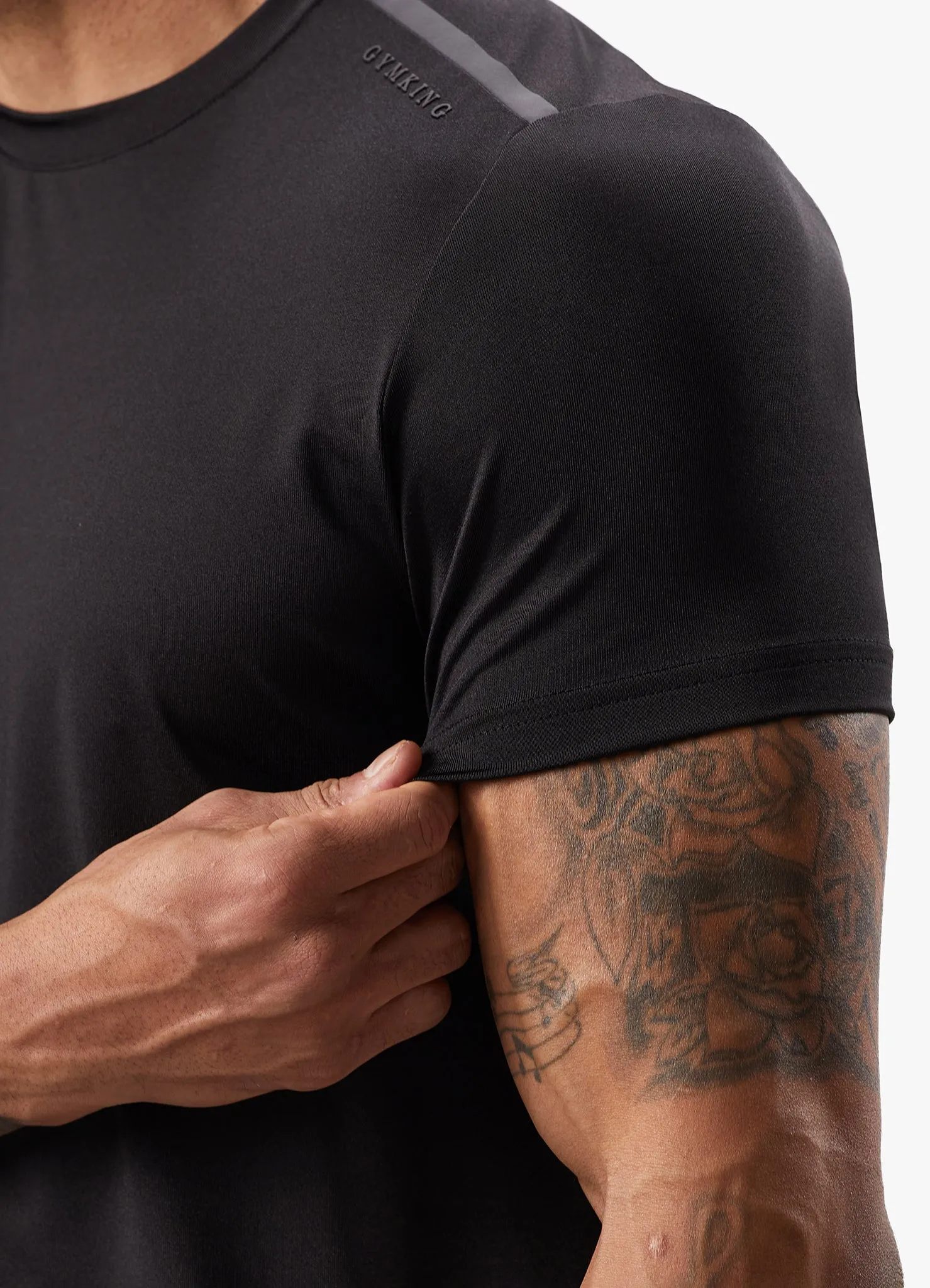 Gym King Alpha Poly Tee - Black