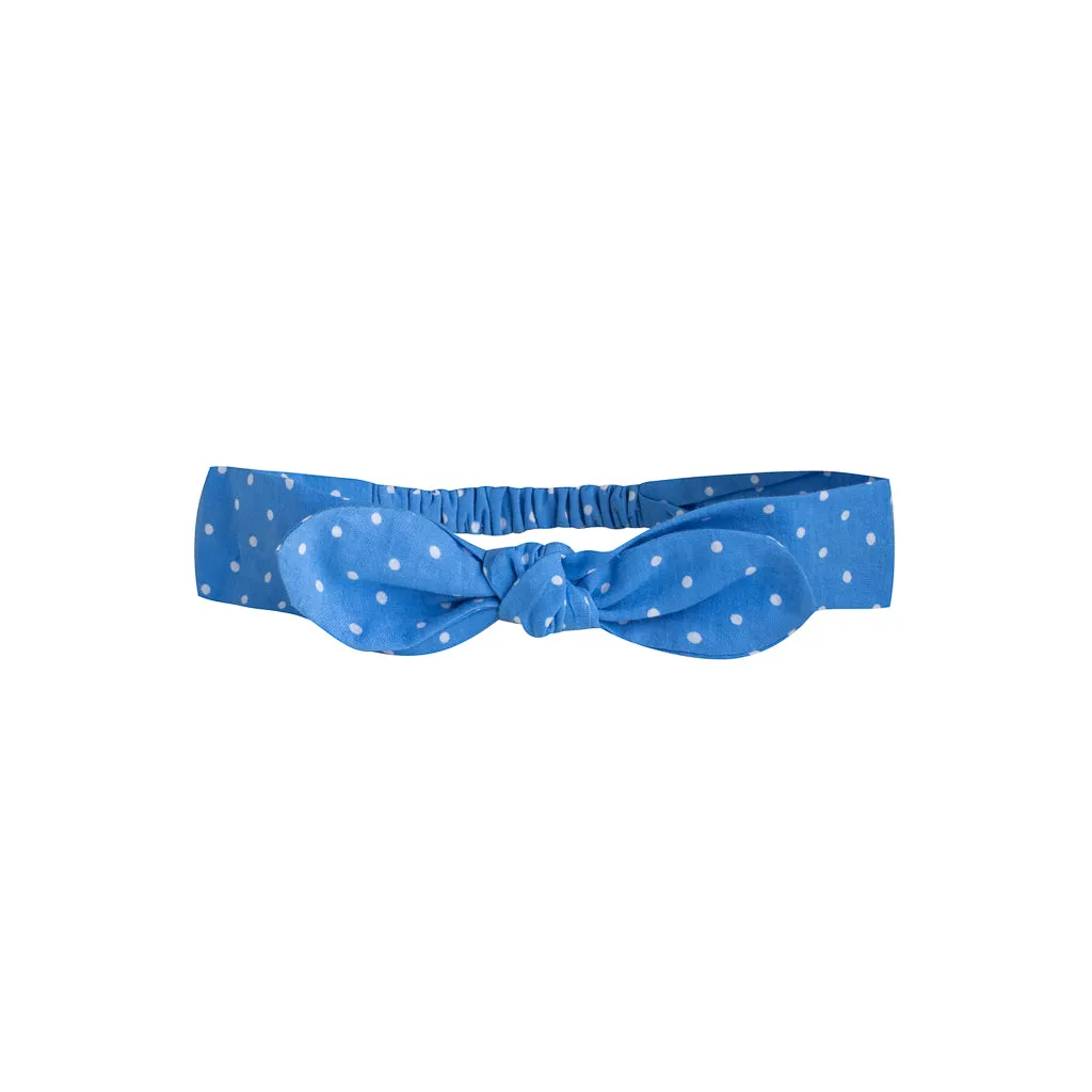 Hair Band Bow Polkadot
