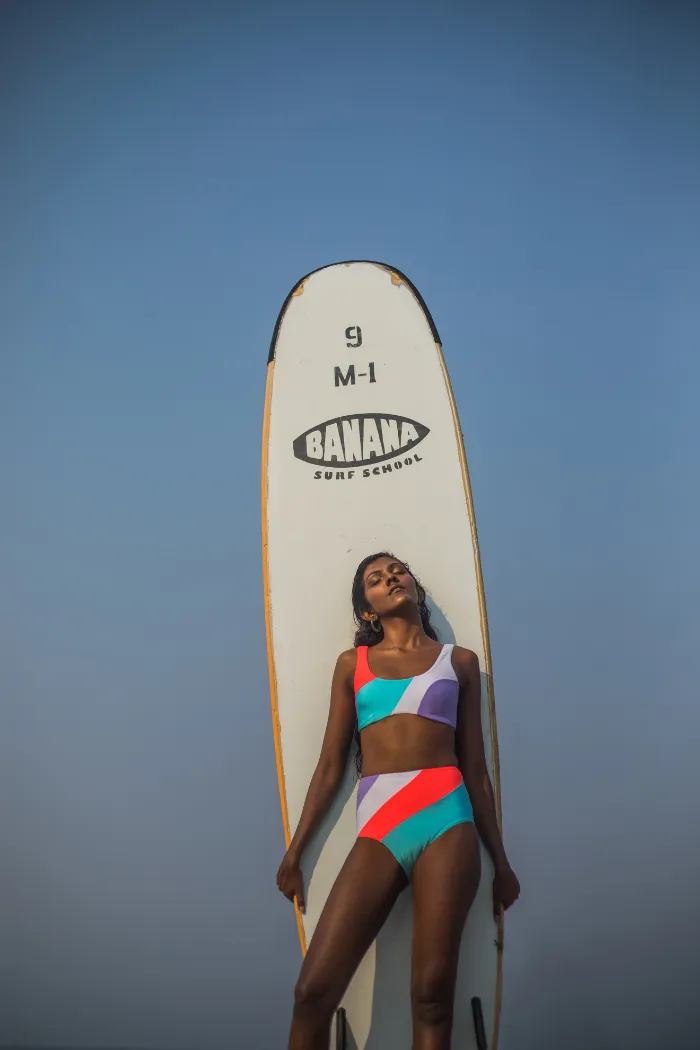 Joyful multicoloured bikini