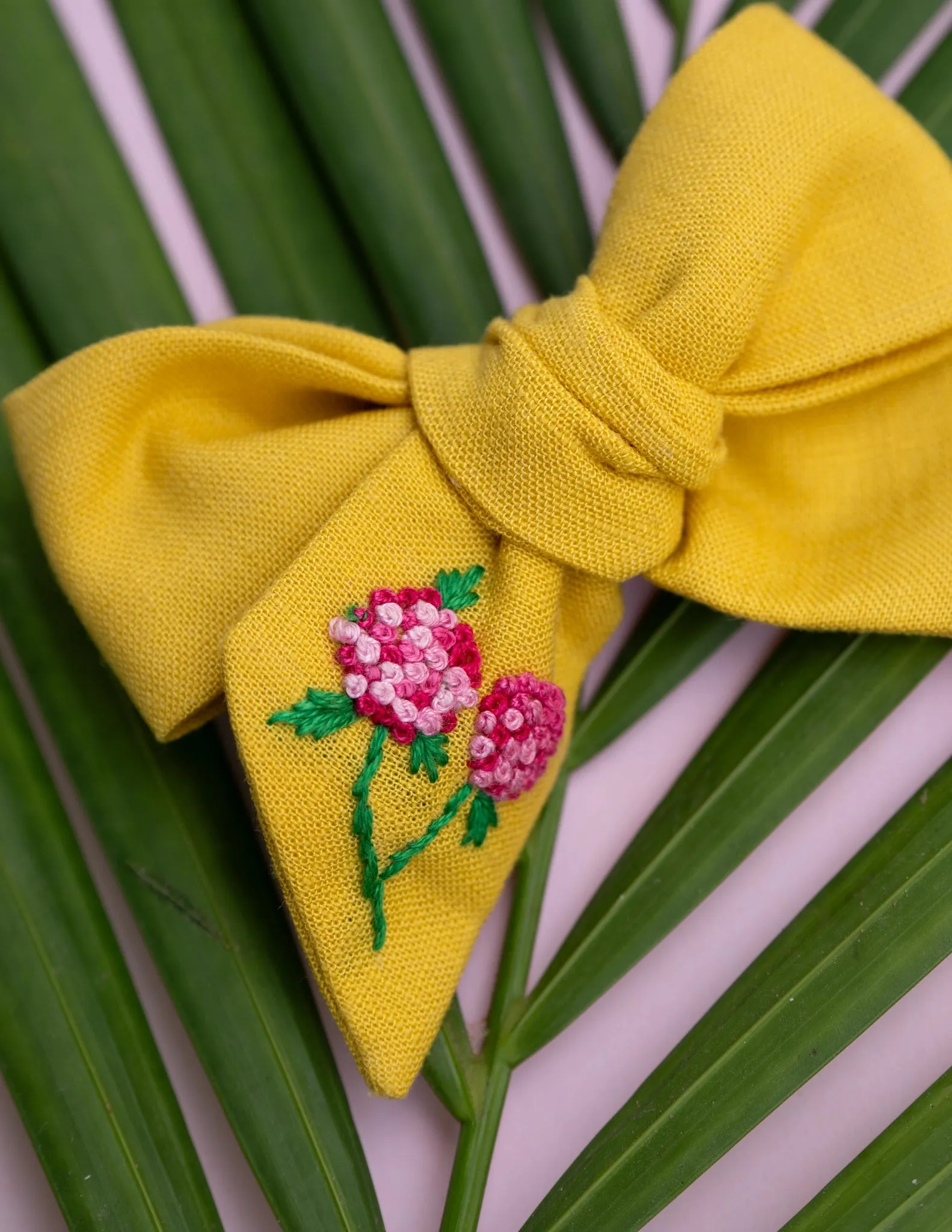 Knotted Ribbon Bow | Sunny Yellow