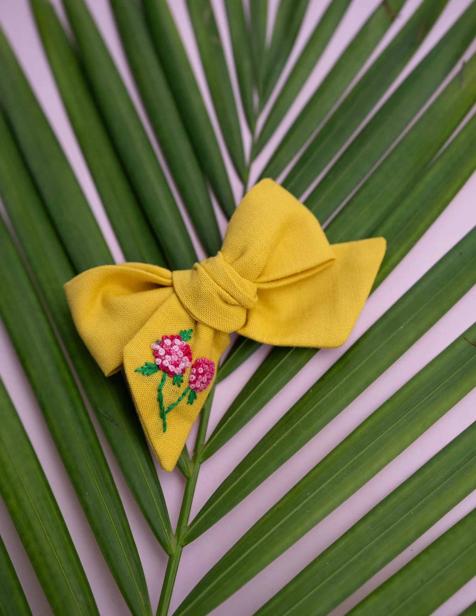 Knotted Ribbon Bow | Sunny Yellow