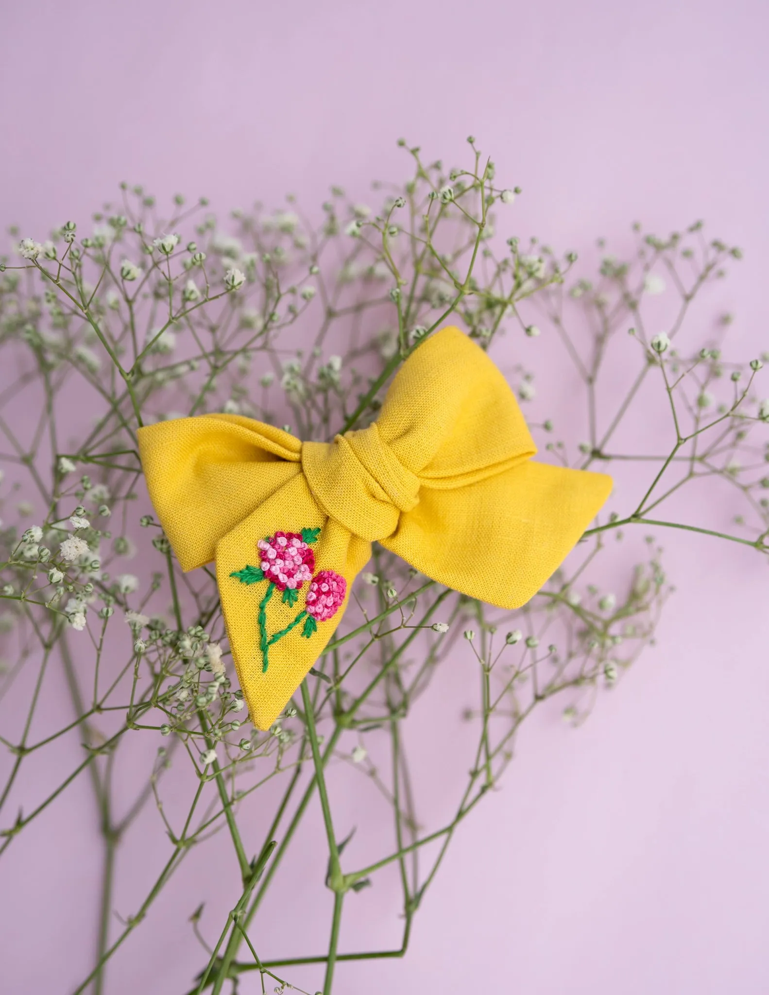 Knotted Ribbon Bow | Sunny Yellow