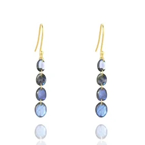 Labradorite Linear Drop