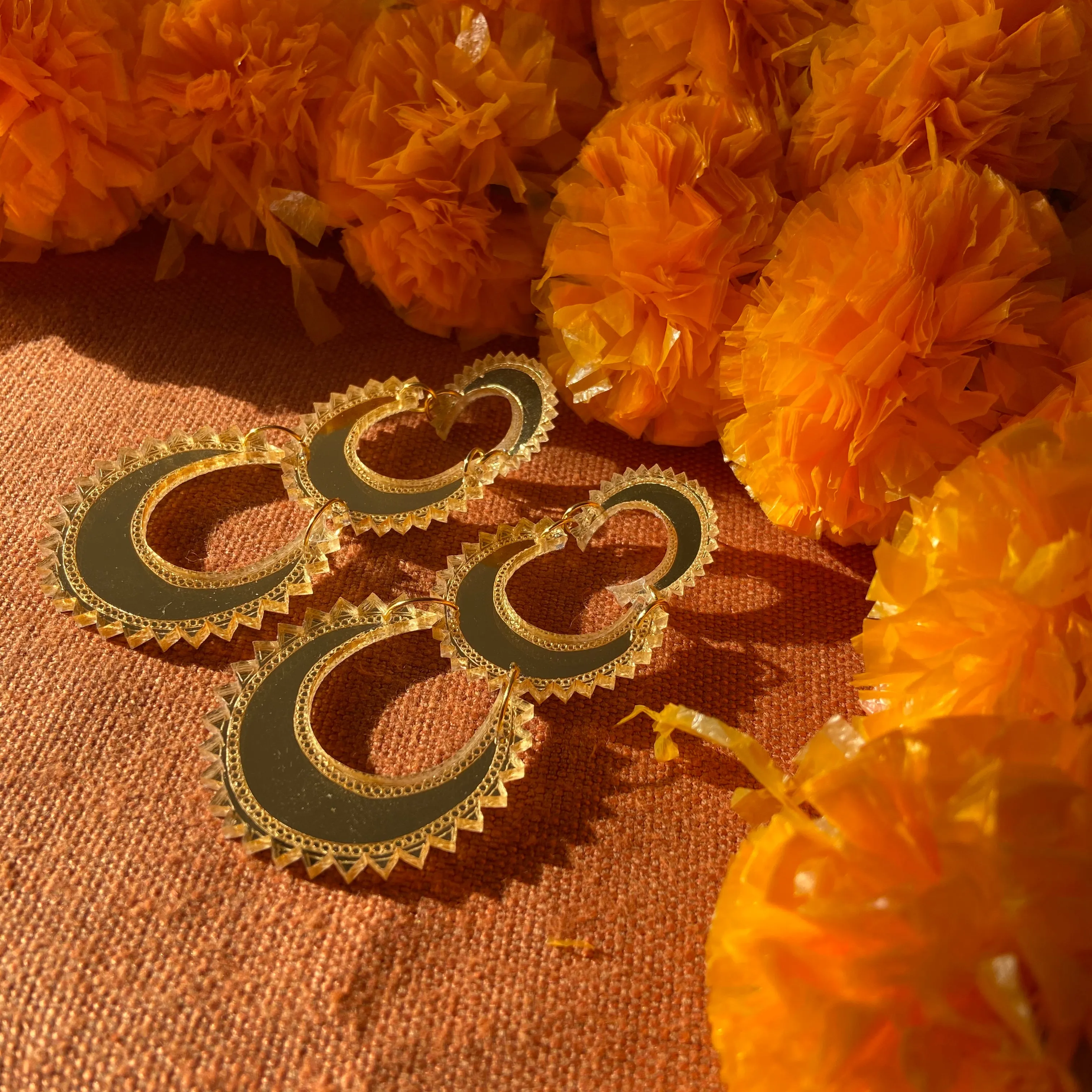 Layered Chand Earrings