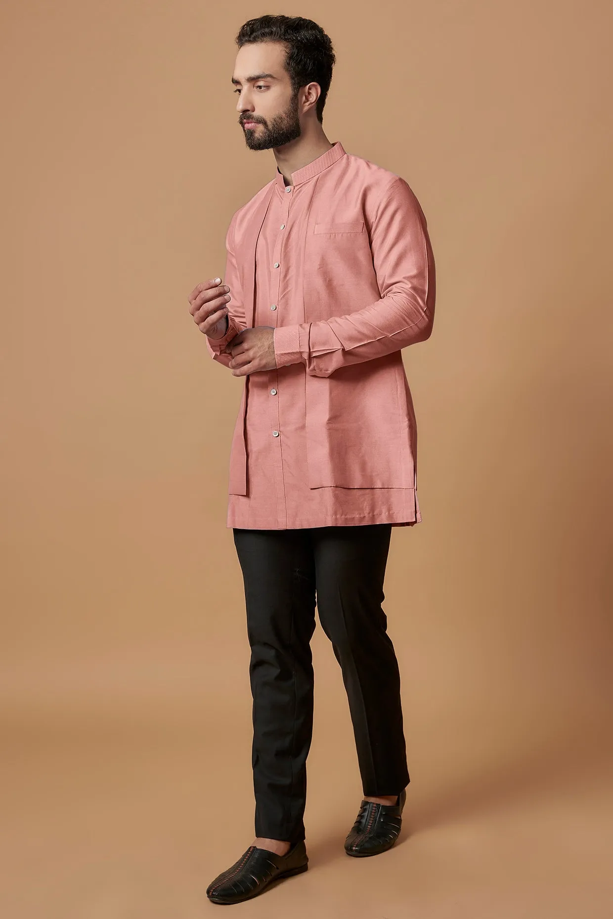 Layered Shirt Kurta - Devansh