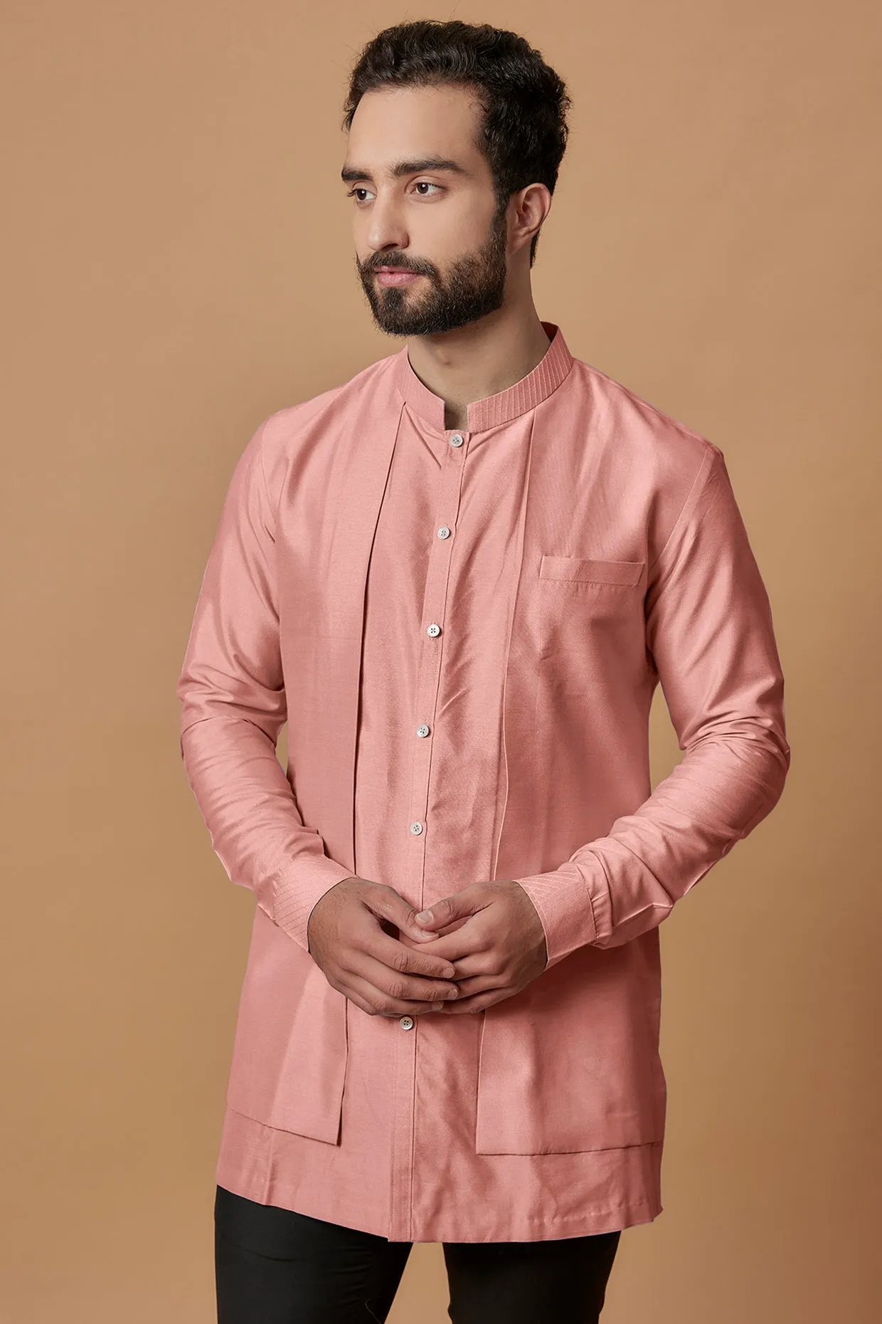 Layered Shirt Kurta - Devansh