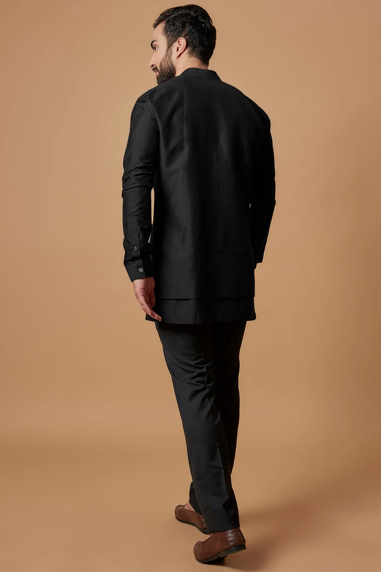 Layered Shirt Kurta - Rayaan