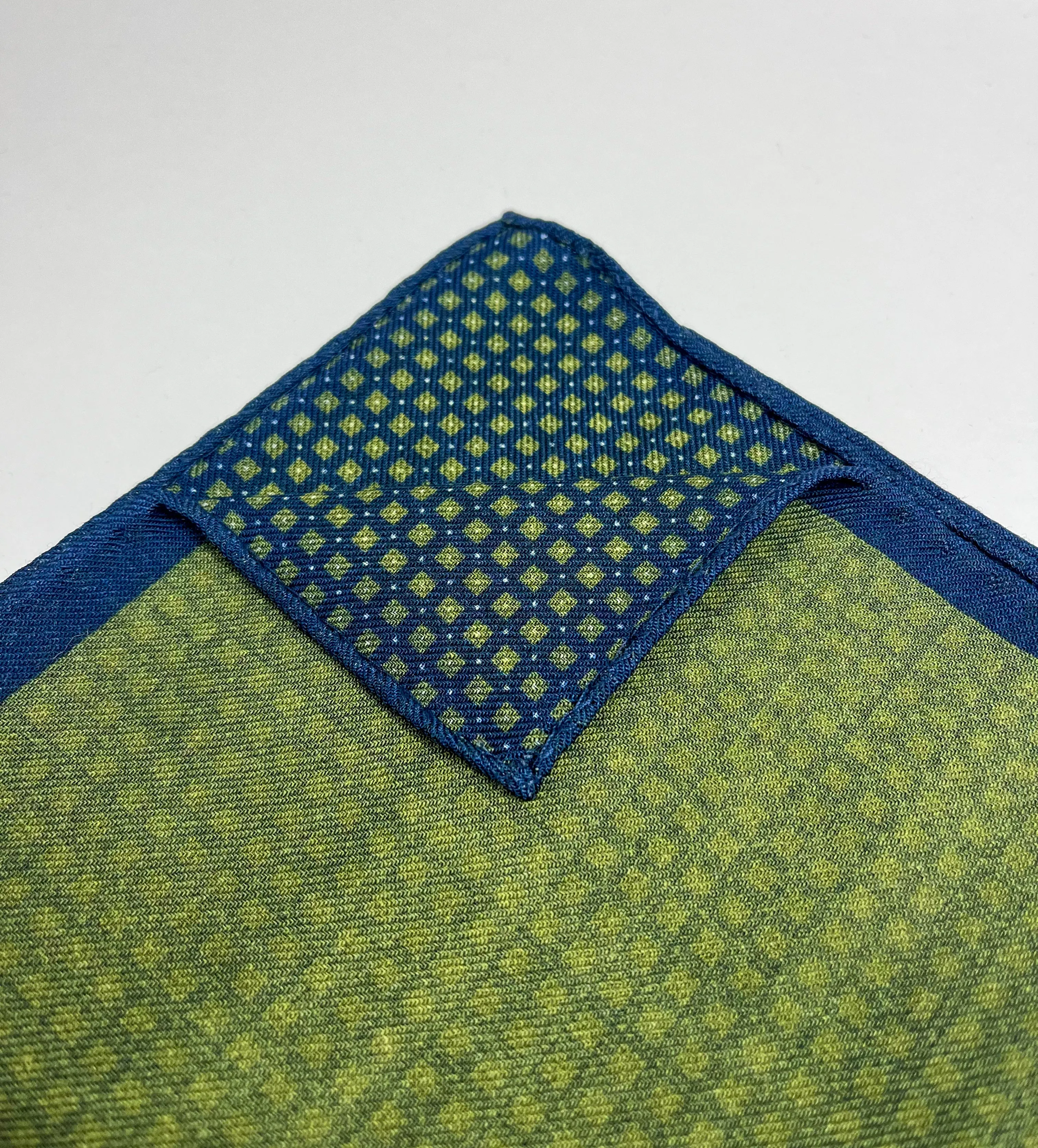 Liam John Double Faced Squared Pocket Square