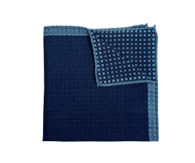 Liam John Double Faced Squared Pocket Square