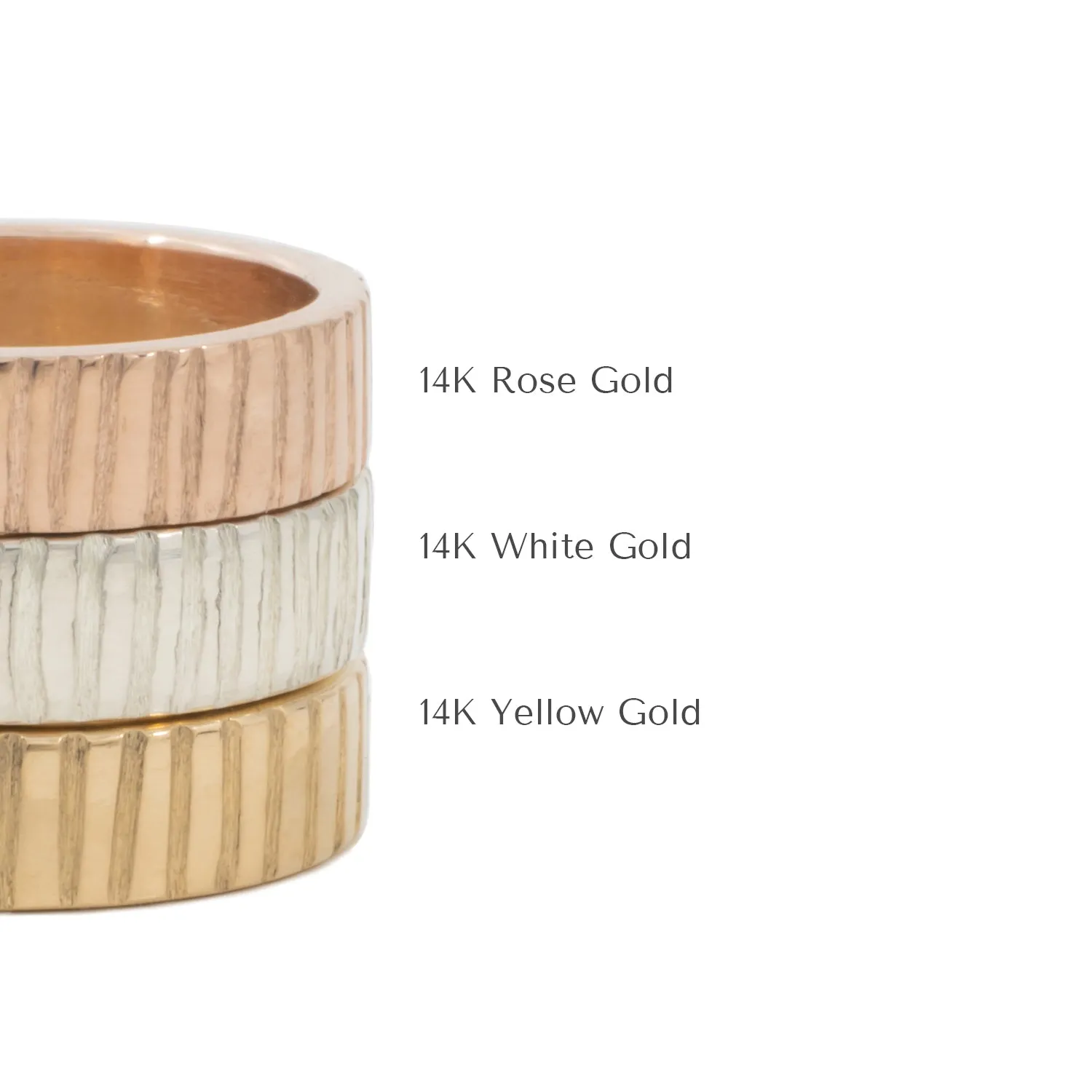 Linear 4mm gold wedding band