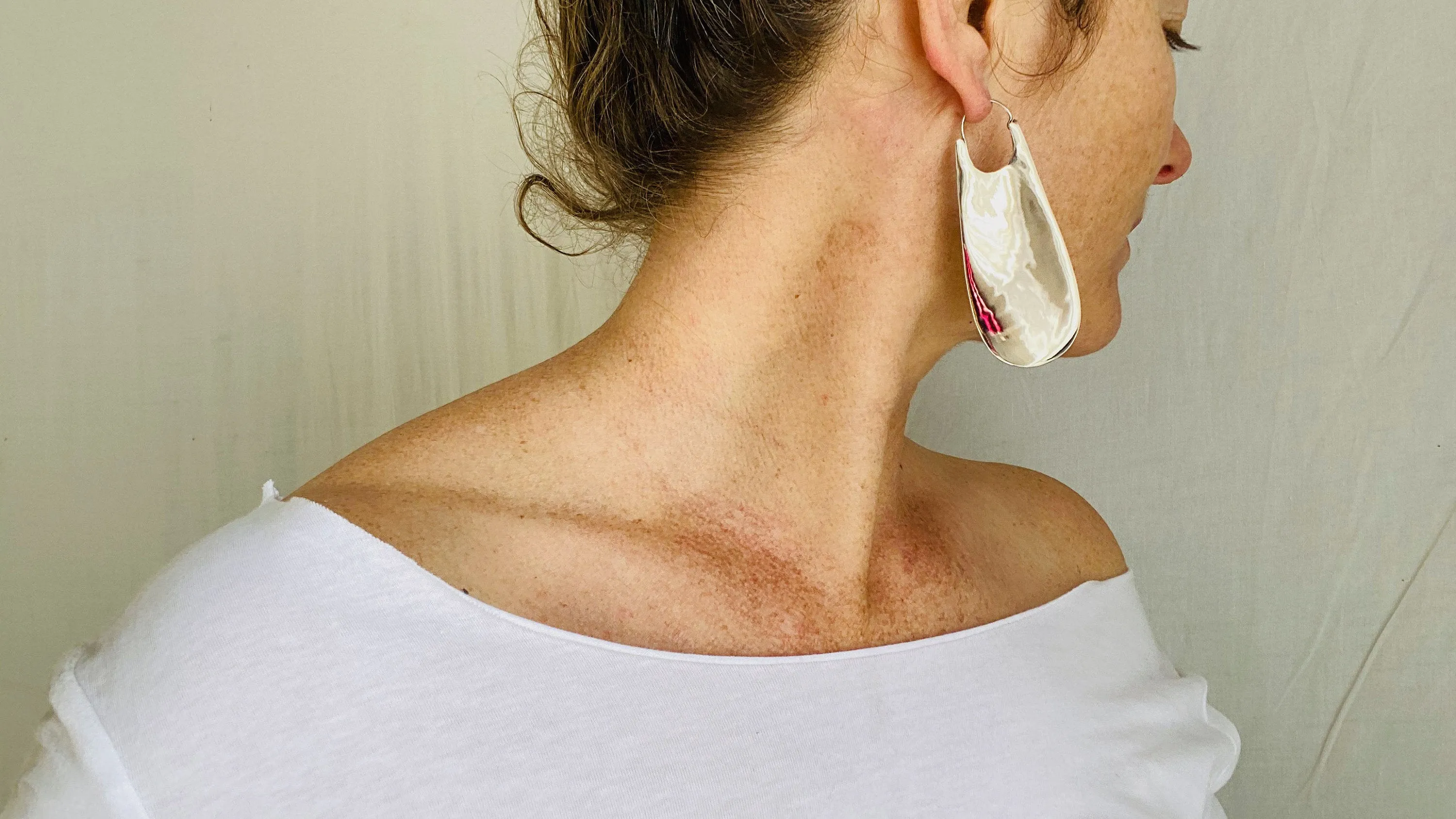 Long Sterling Silver Earrings. Atelier Aadya. 0235