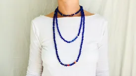 Mayan Crystal Necklace. Very Long!