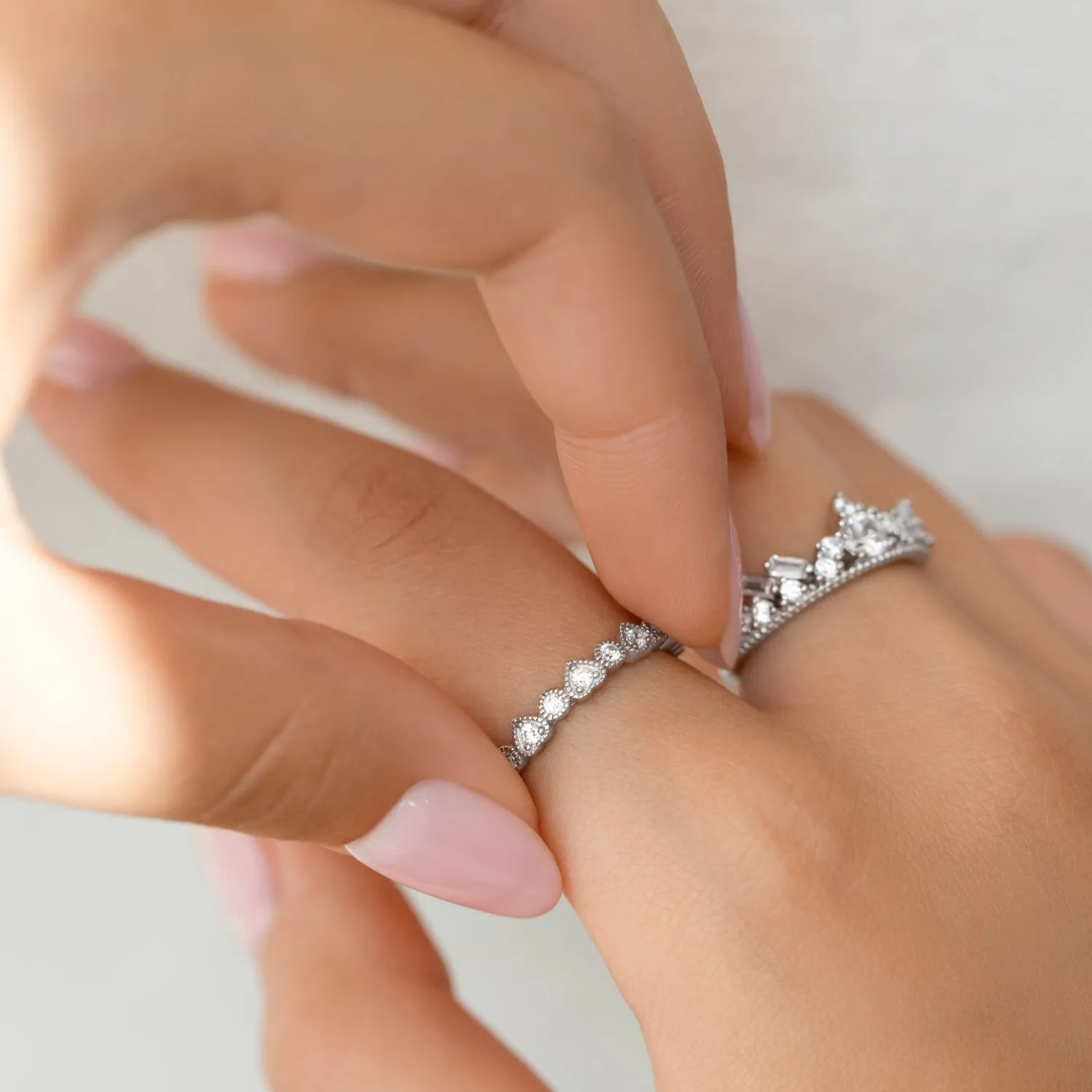 Mi Amor Ring in Silver