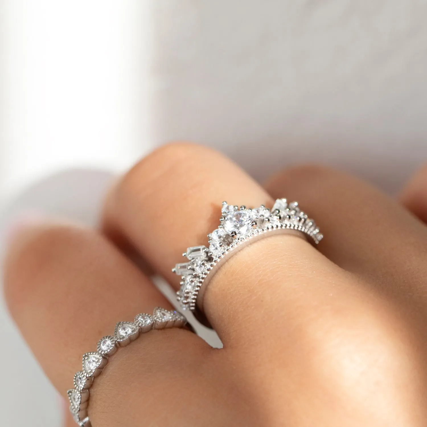 Mi Amor Ring in Silver