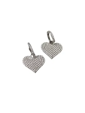 Micro Pave Huggie earrings