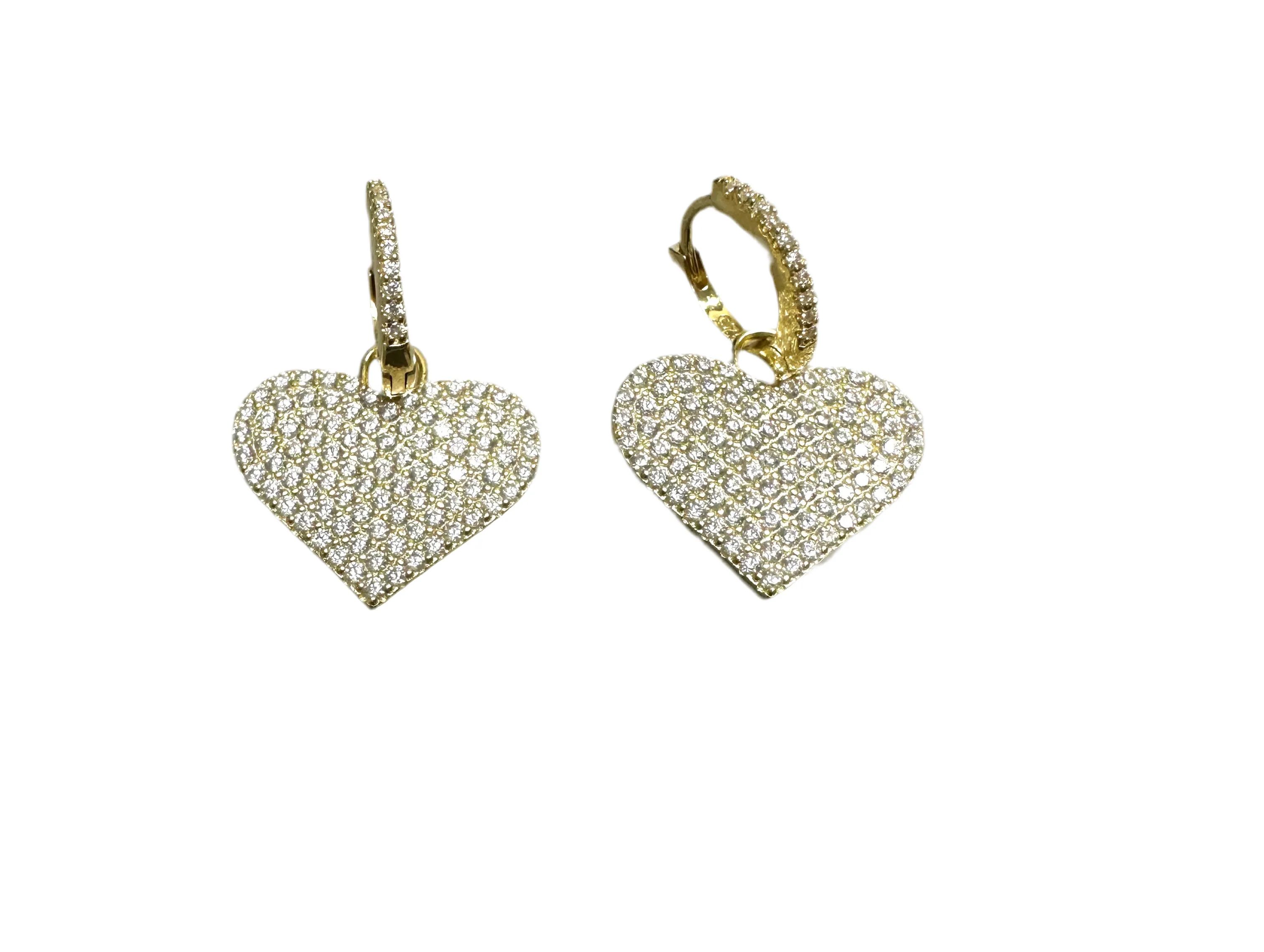 Micro Pave Huggie earrings