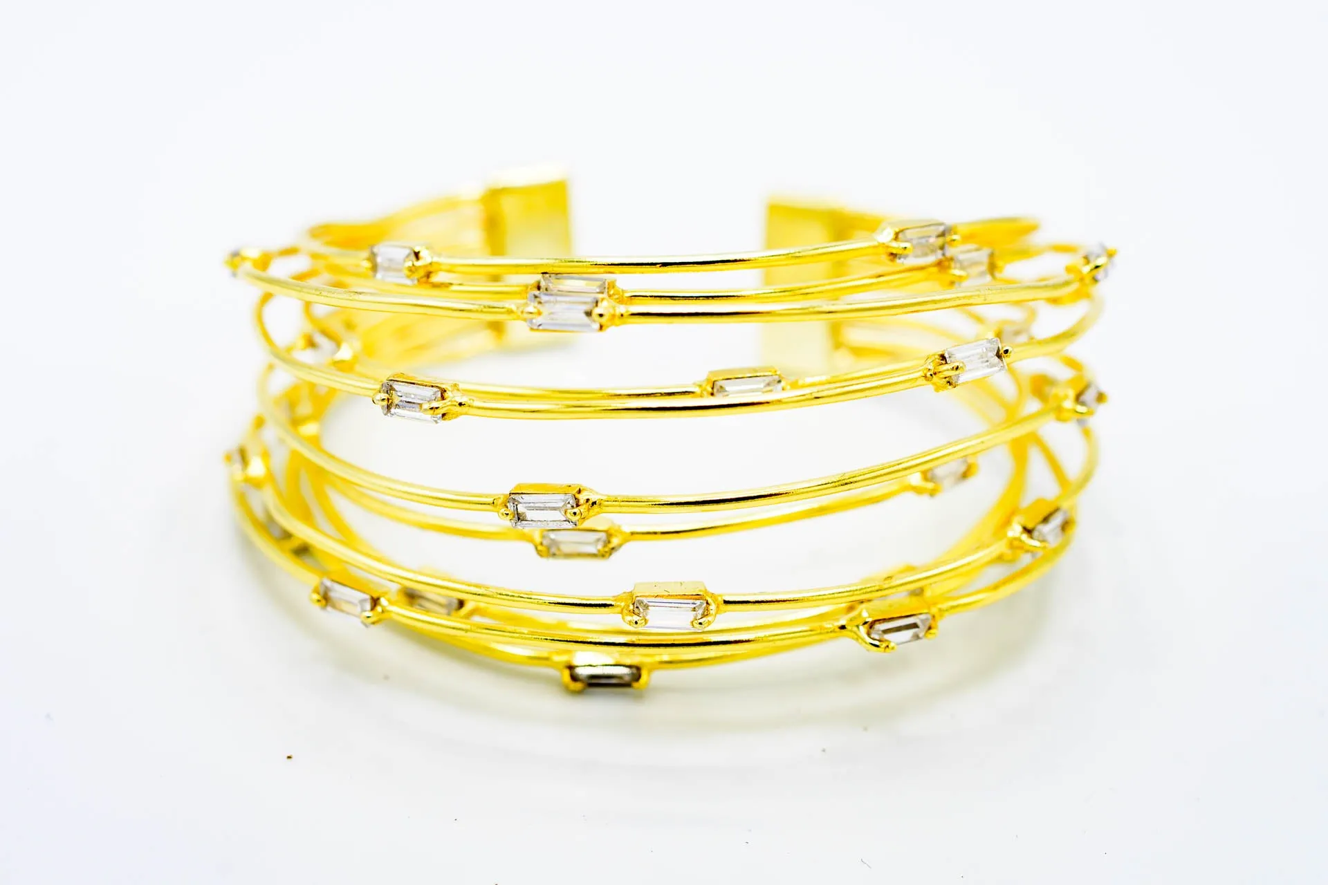 Multiline Baguette Cuff