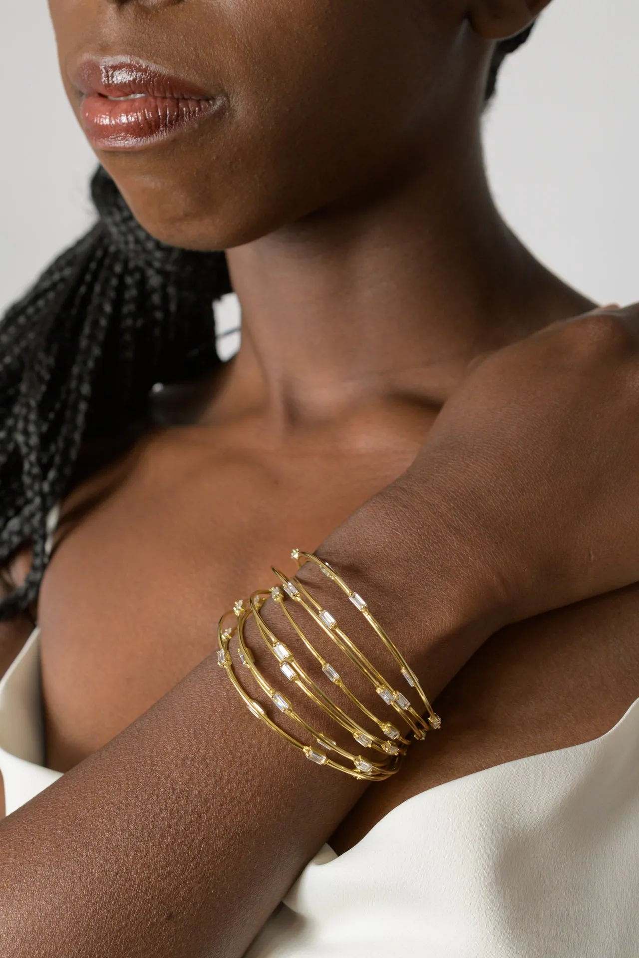 Multiline Baguette Cuff