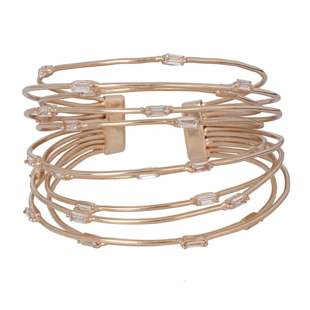 Multiline Baguette Cuff