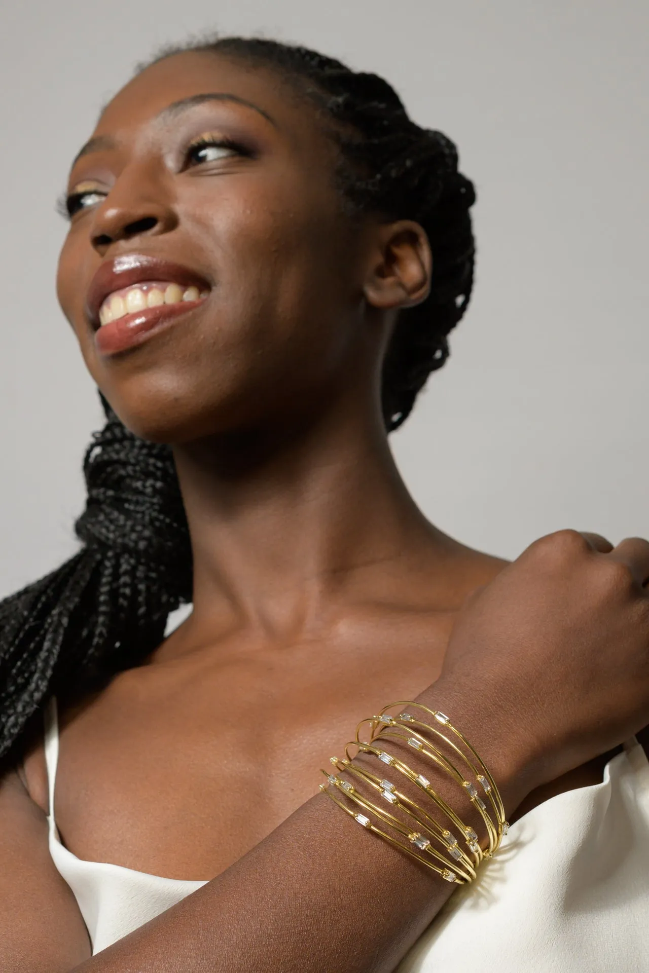 Multiline Baguette Cuff