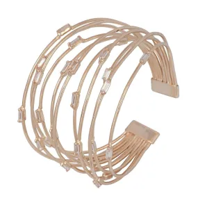 Multiline Baguette Cuff
