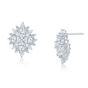 Natasha Earrings (Rhodium)