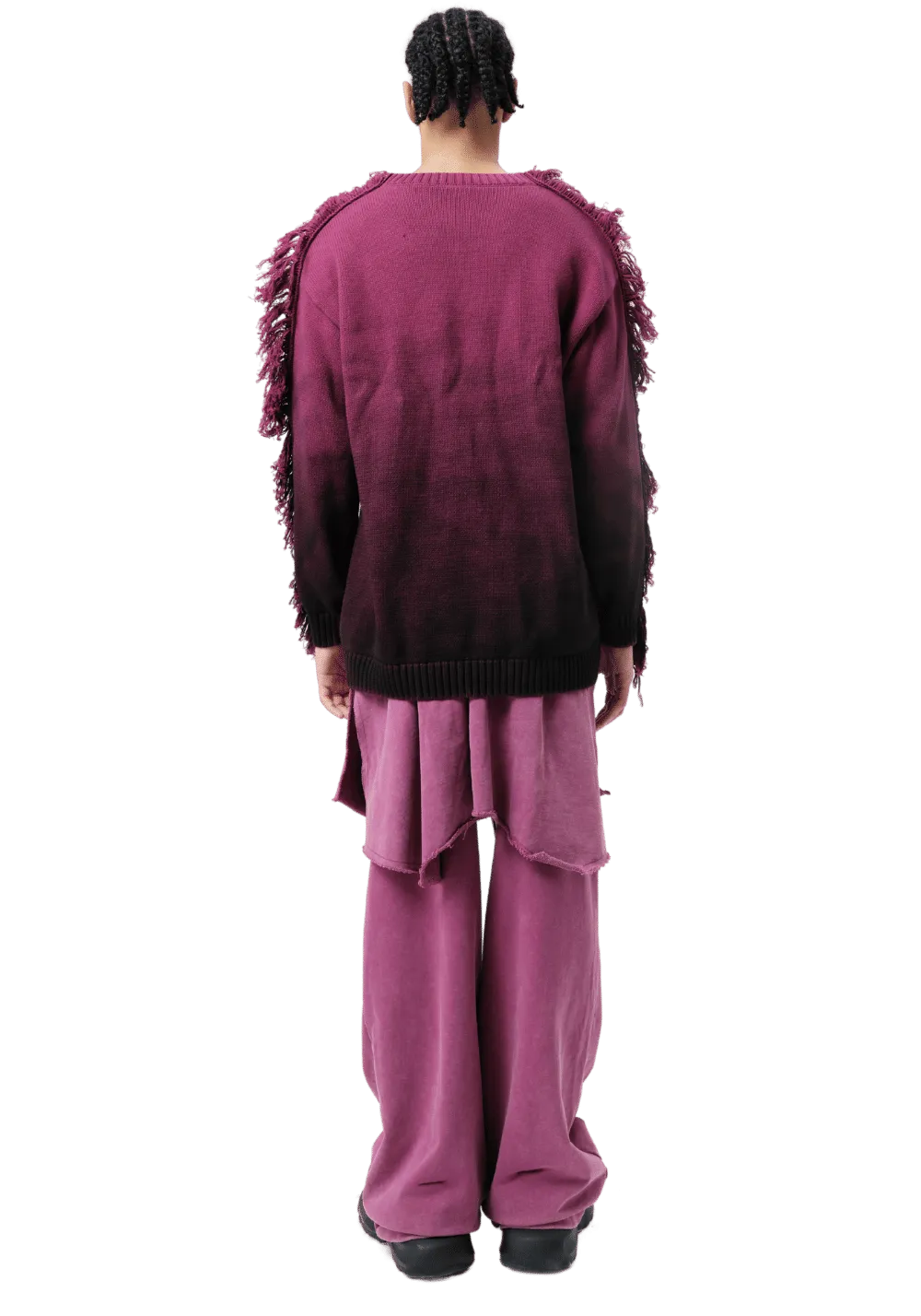 Ombre Tassel Sweater