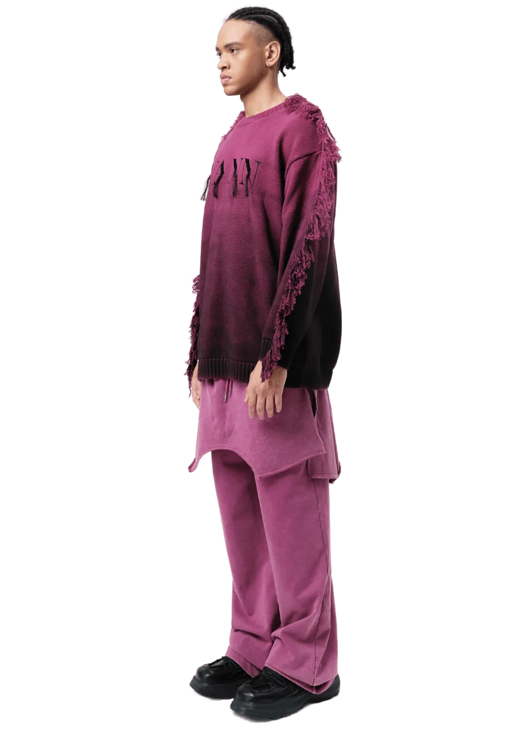 Ombre Tassel Sweater
