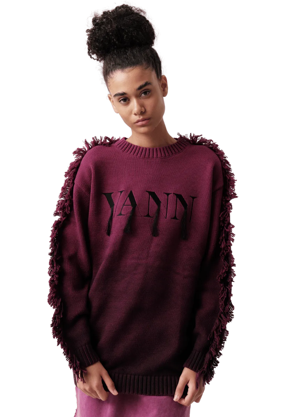 Ombre Tassel Sweater