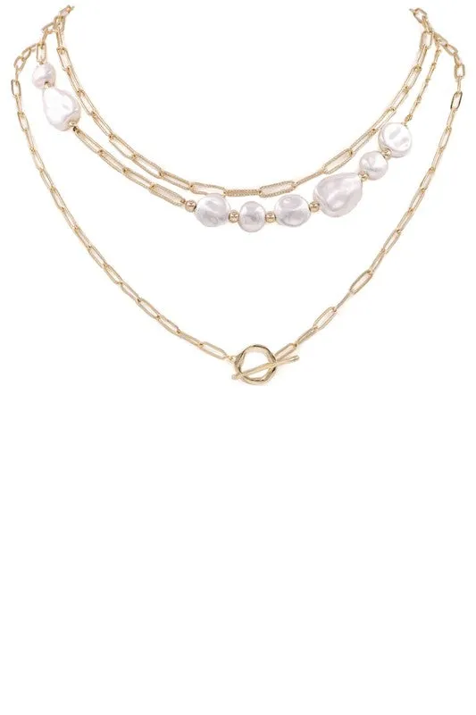 Pearl Layered Necklace