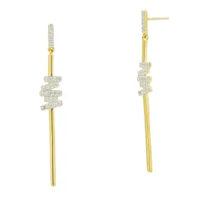 Radiance Delicate Linear Drop Earring