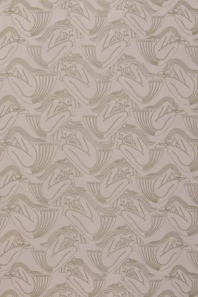 Rockett St George Deco Nymph Blush Pink Wallpaper