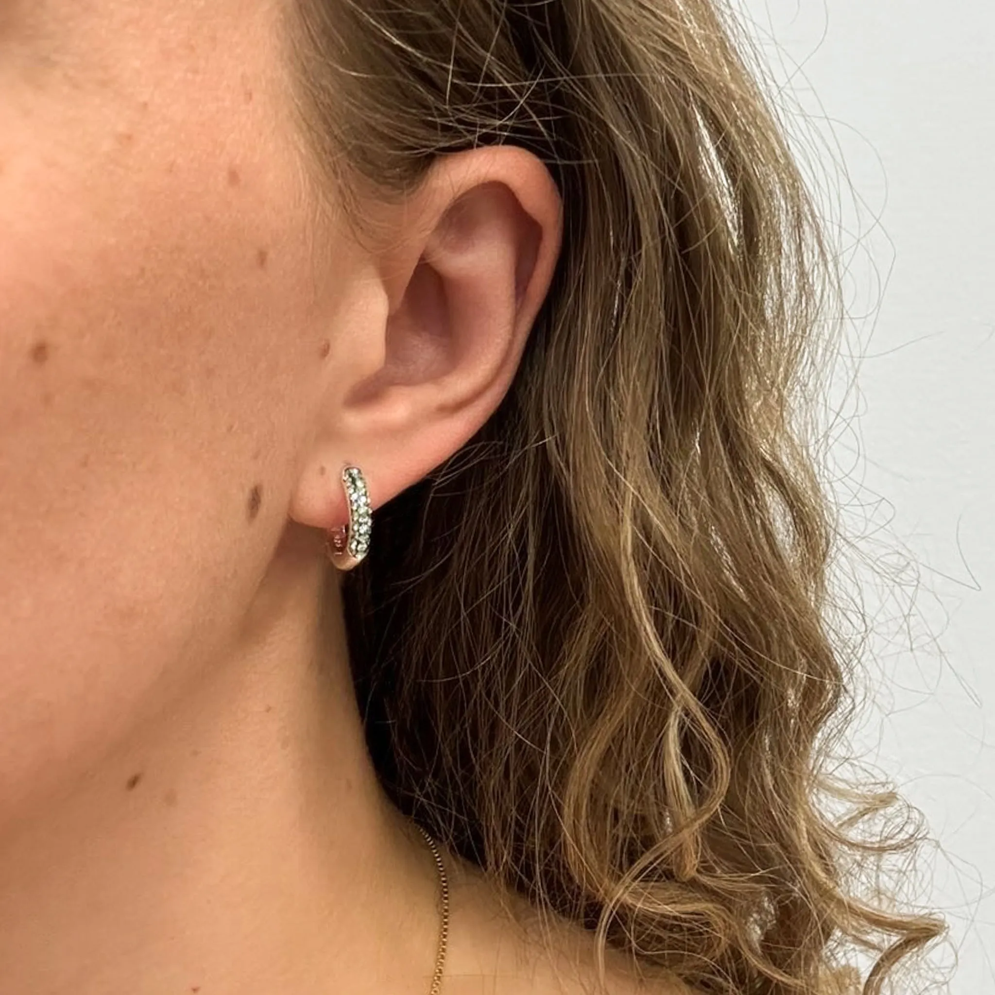 Serpentine Always On Sparkle Hoop Earrings