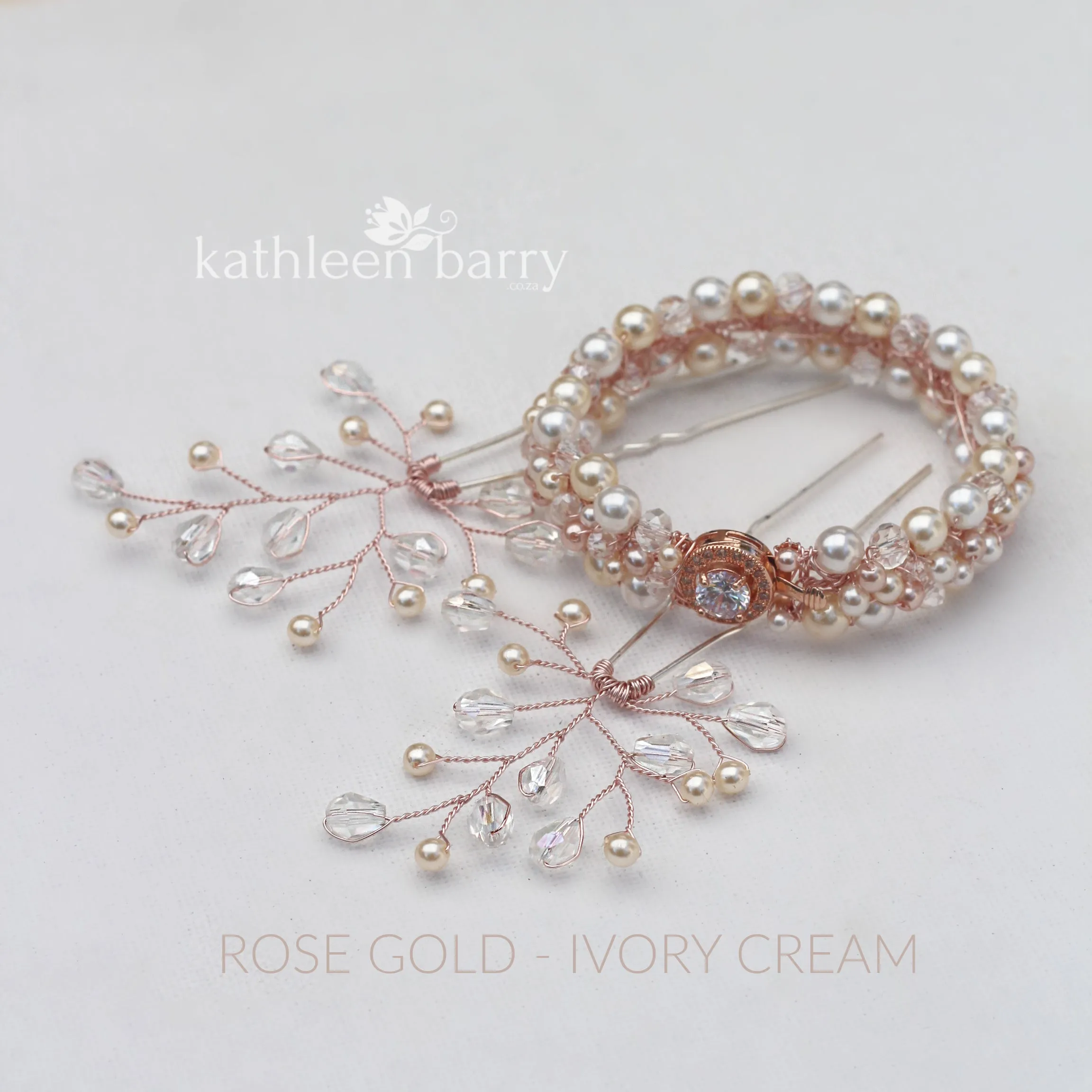 Shannon Crystal Pearl Pin - Sold Individually - Rose gold, gold or silver - 7 pearl colors available