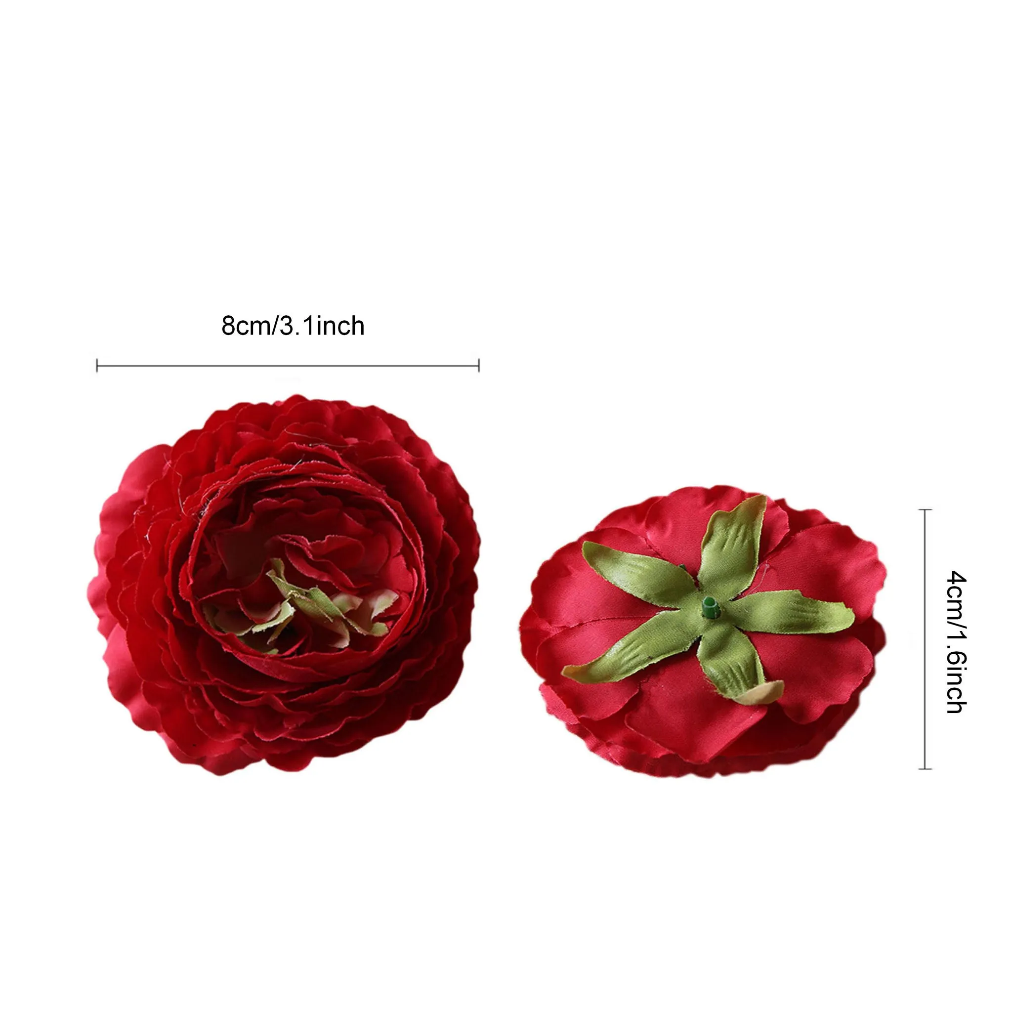 Silk Ranunculus Fake Flowers Bulk for Crafts Home Decor