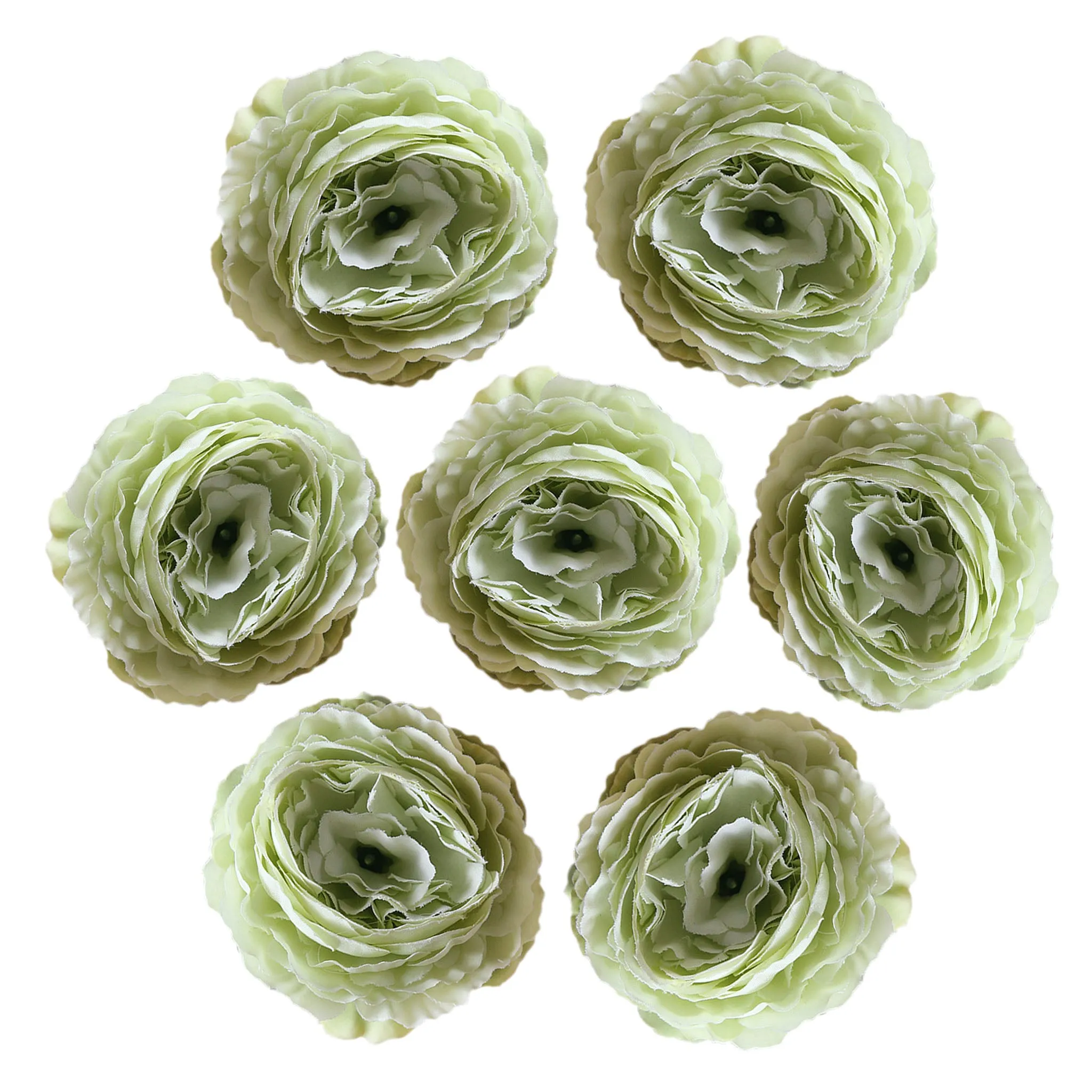 Silk Ranunculus Fake Flowers Bulk for Crafts Home Decor