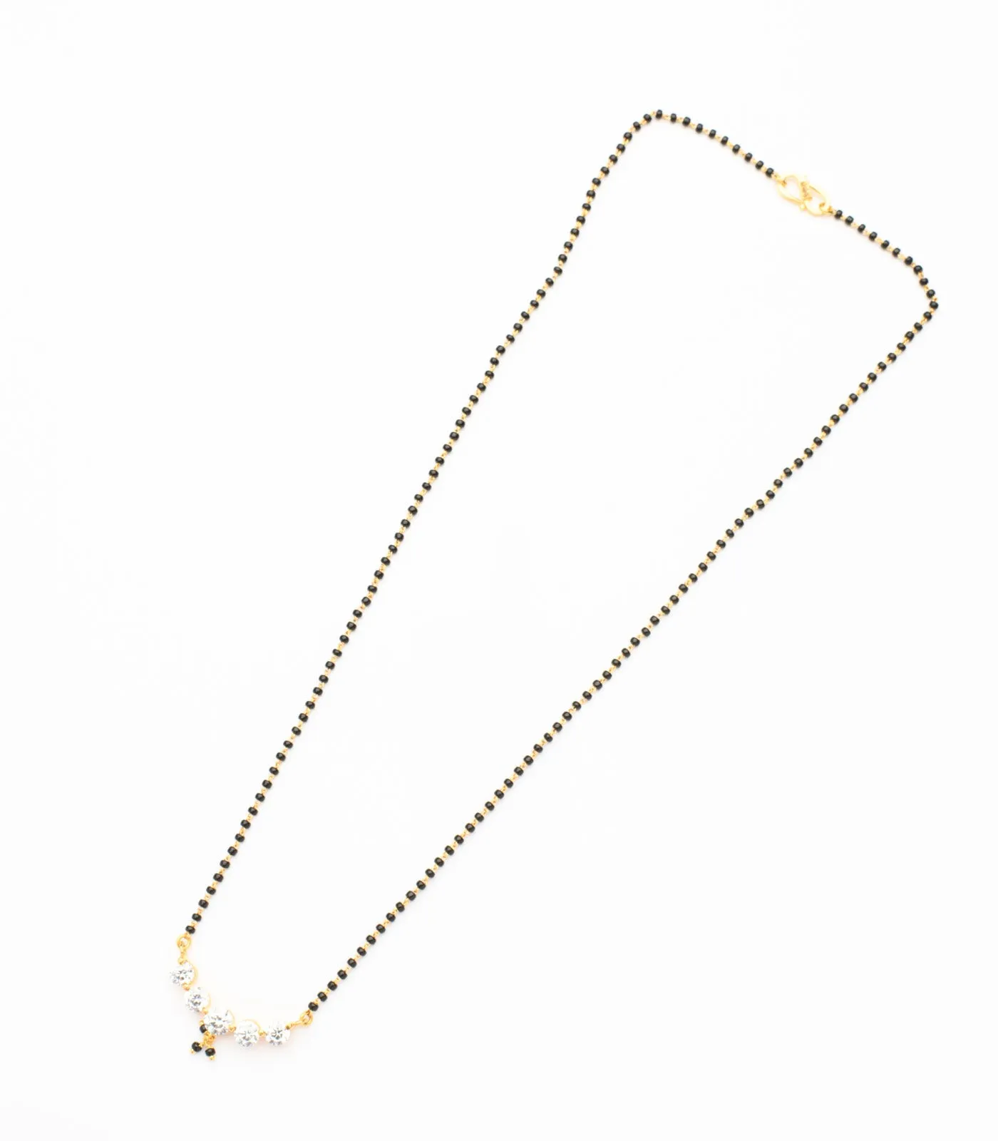 single stud linear Mangalsutra