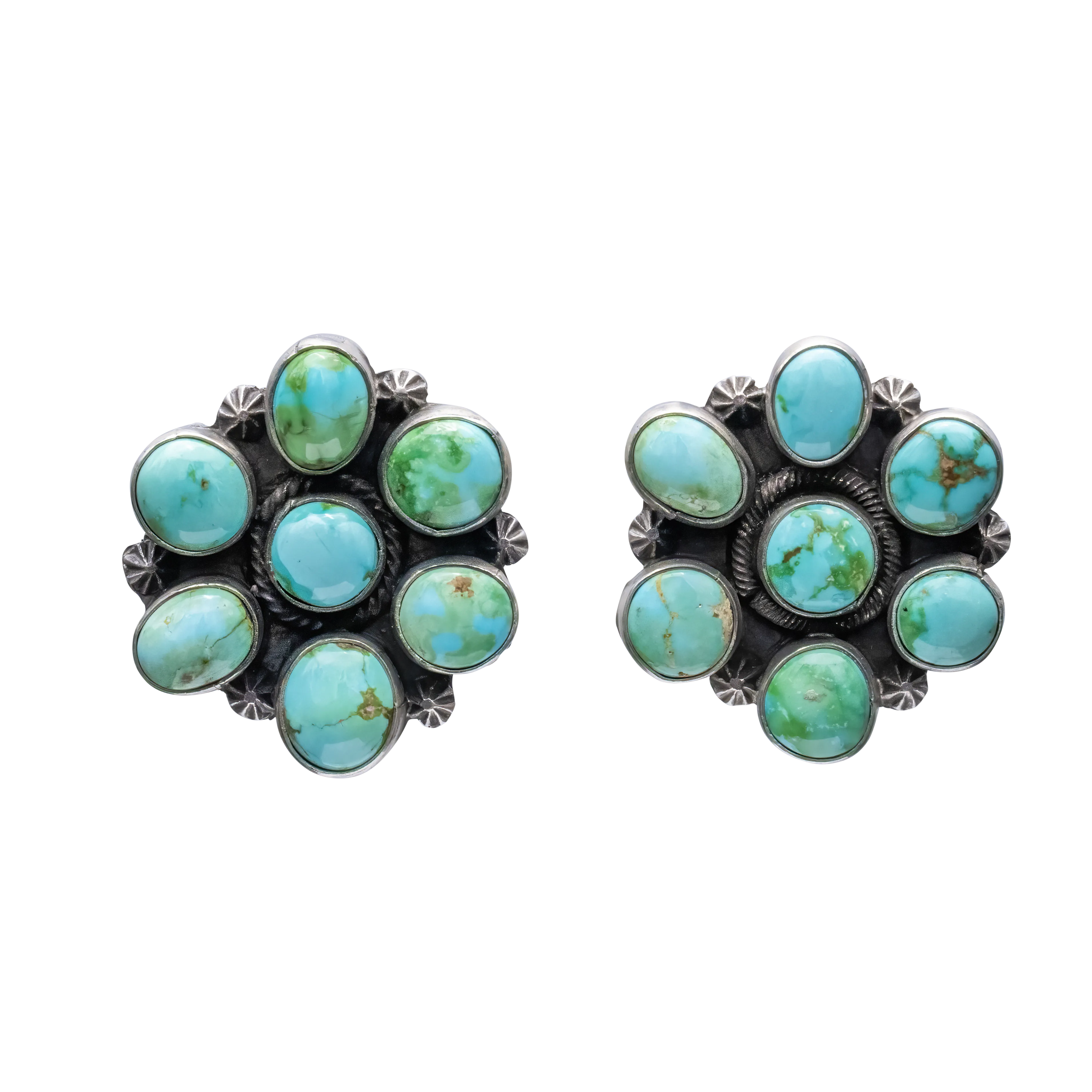 Sonoran Turquoise Starburst Earrings | Artisan Handmade