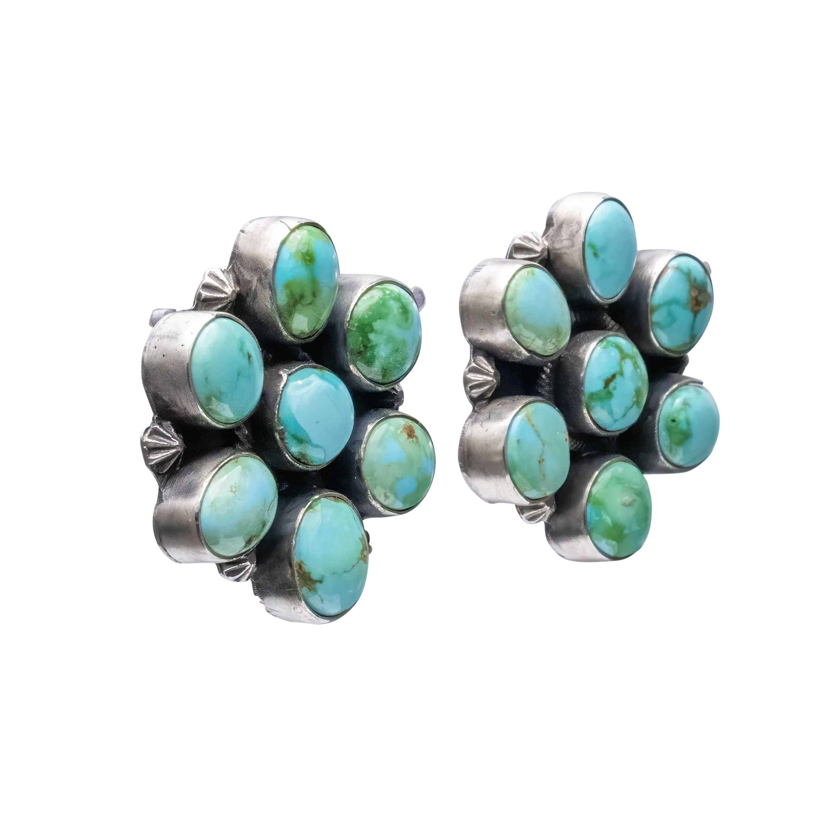 Sonoran Turquoise Starburst Earrings | Artisan Handmade