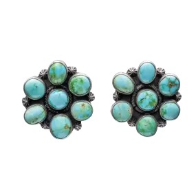 Sonoran Turquoise Starburst Earrings | Artisan Handmade